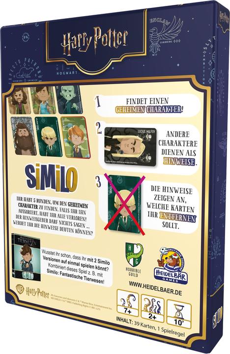 Produktbild HR048 - Similo - Harry Potter, Kartenspiel, für 2 und mehr Spieler (DE-Ausgabe) (Deutsch)