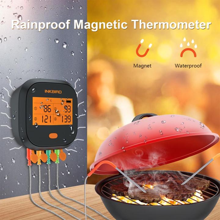 Produktbild Inkbird Wi-Fi Grillthermometer inkl. 4 Fühler