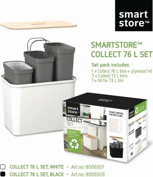 Immagine prodotto Orthex Set completo per la raccolta dei rifiuti 'SmartStore Collect (67 l)