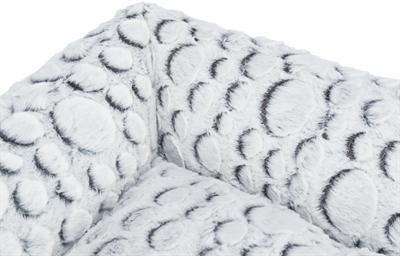 Image du produit Trixie Mila lit, square, peluche, 80 × 60 cm, blanc-gris (Chien)