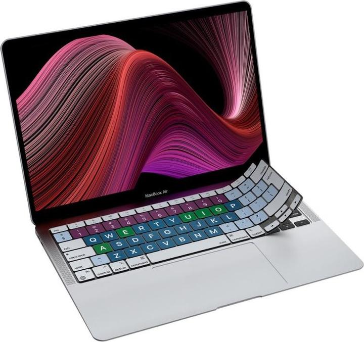 Actual product image JCPAL VerSkin Inclusive Keyboard Protector for MacBook Air 13" (M1, 2020) - EU-Layout/English, Black