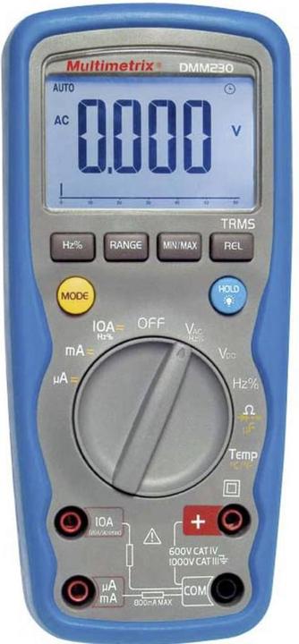 Actual product image Multimetrix Hand Multimeter DMM 230 (CAT IV 600V, CAT III 1000V)