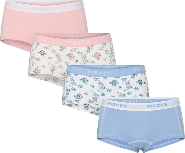 Immagine prodotto Pieces PCLOGO 4er-Pack Boxershorts (XS, confezione da 4)