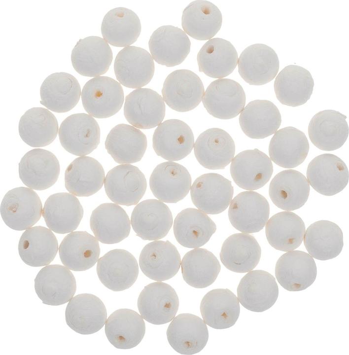 Image du produit VBS Boules d'ouate, blanc, environ 15 mm, 50 pièces
