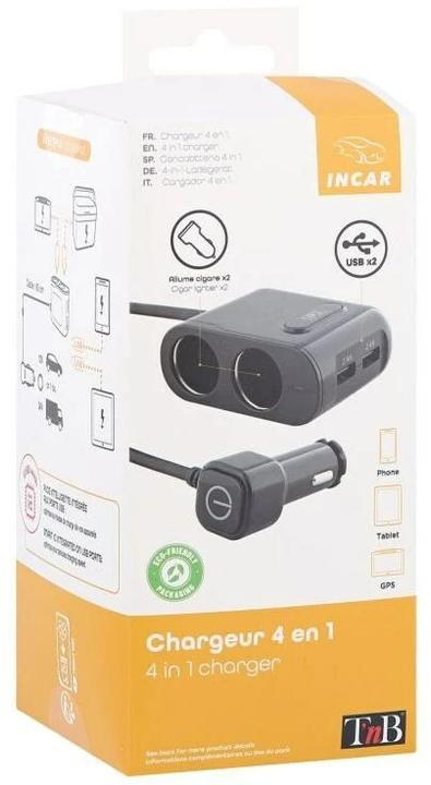 Produktbild T'nB 2-USB Ladeadapter+ DIN Norm Anschluss