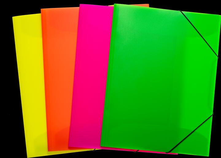 Produktbild HERMA Sammelmappe A3 Neon Transluzent (A3, 12 x)