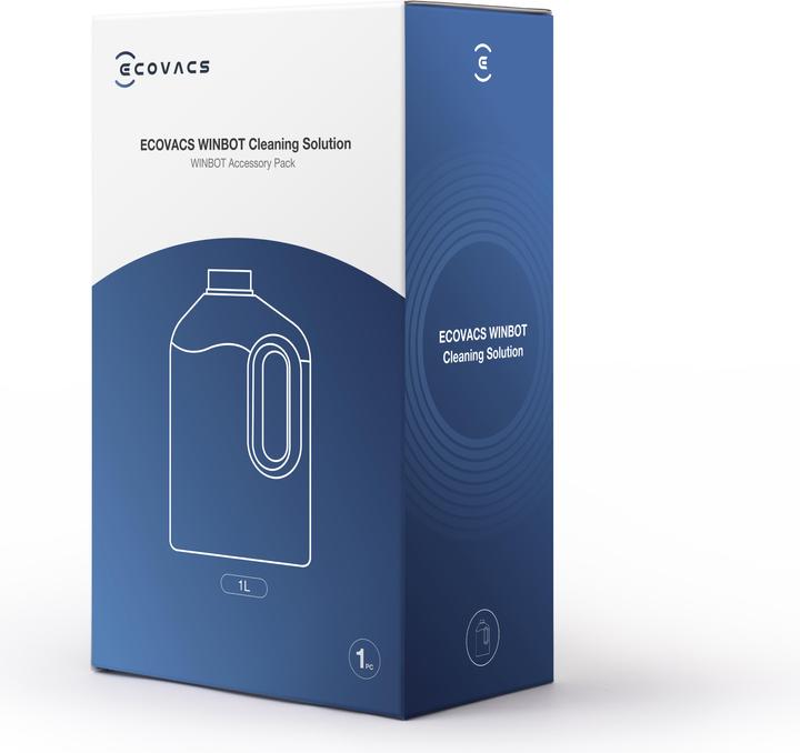 Actual product image Ecovacs WINBOT cleaning solution 1l