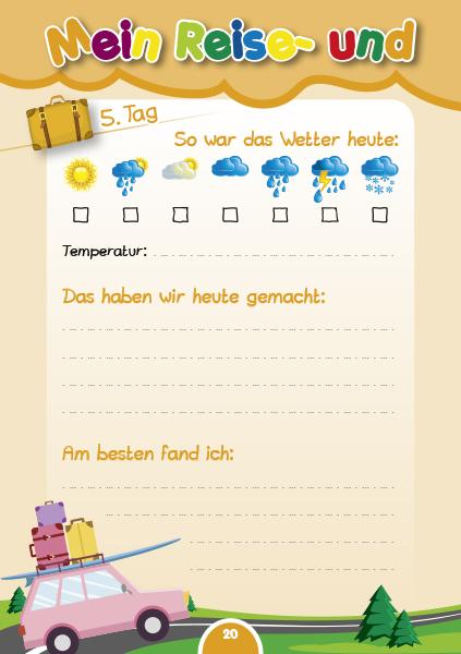 Produktbild Mein Reise- und Ferientagebuch (Deutsch, 2016)