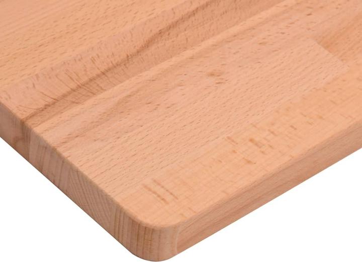 Produktbild VidaXL Schreibtischplatte 110x55x1,5 cm Massivholz Buche,Material