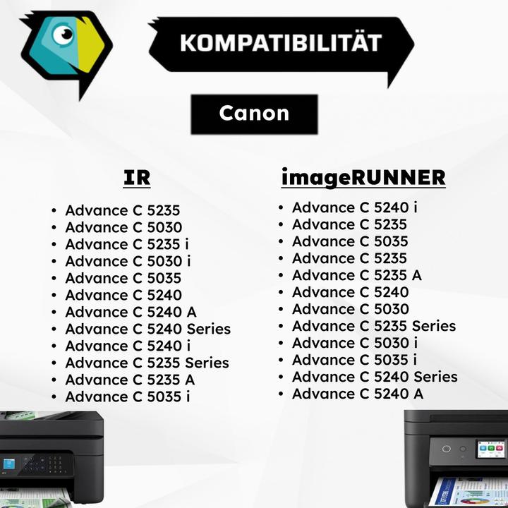 Produktbild Inkadoo Toner kompatibel zu Canon 2790B002 / C-EXV29 Toner, schwarz Schwarz (BK)