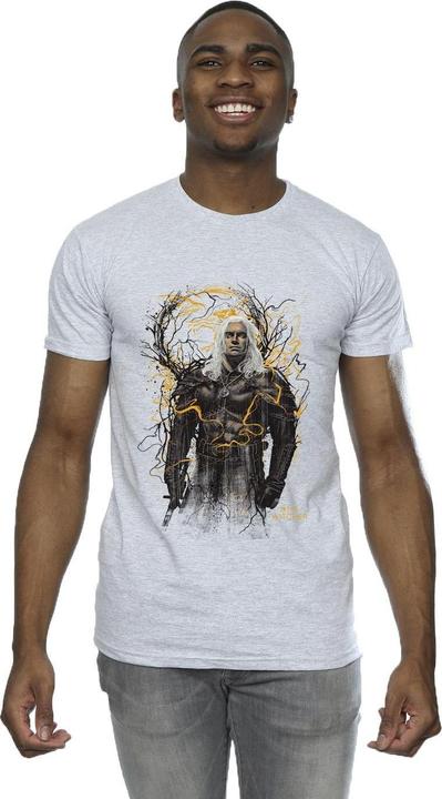 Immagine prodotto Netflix The Witcher Smoking Wolf Maglietta Uomo (4XL)
