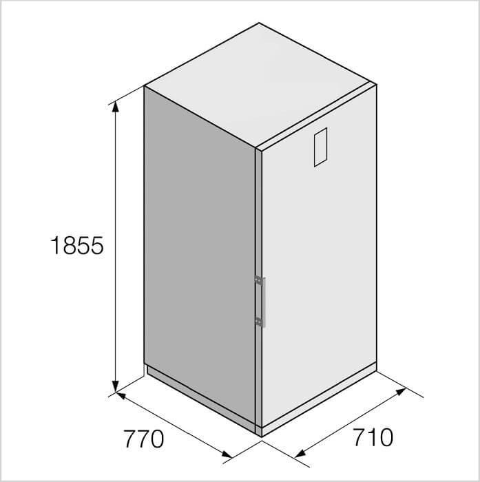 Produktbild Fors Gefrierschrank freistehend FFF711864NE Weiss (Freistehend, 380 l)