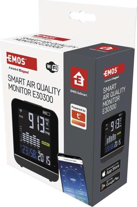 Produktbild Emos GoSmart Luftqualitätsanzeige E30300 mit WiFi