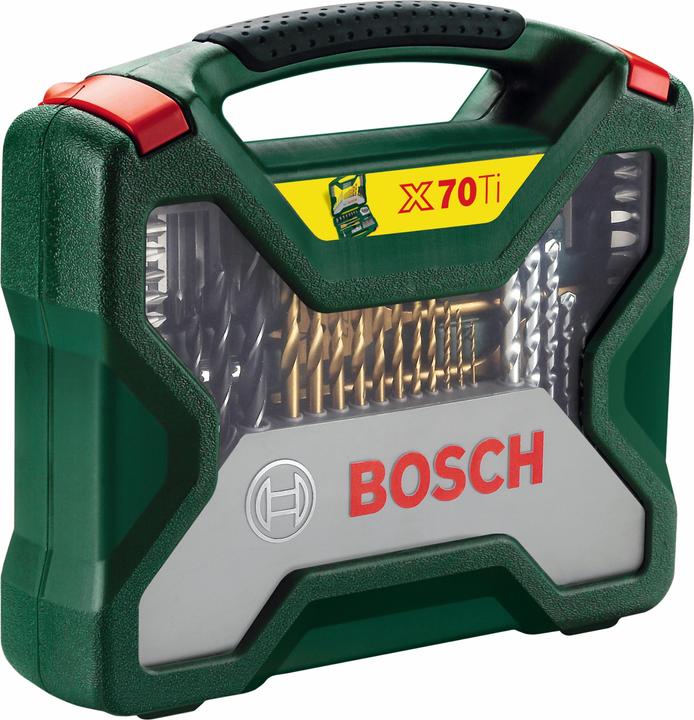 Produktbild Bosch Zubehör X-Line-Titanium Bohrer- und Schrauber-Set, 70-teilig (9 mm, 9.5 mm, 10 mm, 6 mm, 6.5 mm, 7 mm, 7.5 mm, 8 mm, 8.5 mm, 3 mm, 3.5 mm, 4 mm, 4.5 mm, 5 mm, 5.5 mm, 1.5 mm, 2 mm, 2.5 mm)