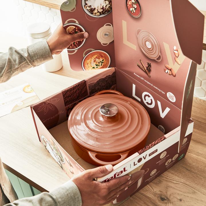 Produktbild Tefal LOV Bräter (34 cm, Kochtopf, Bräter + Schmortopf, Gusseisen)