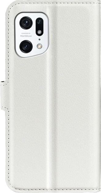 Actual product image MU Classic Litchi Leather Bookcover Series (Oppo Find X5)