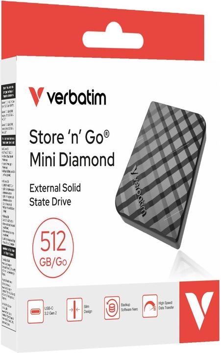 Image du produit Verbatim Store n Go Mini Diamond 512GB (512 Go)