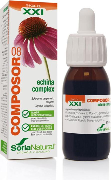 Produktbild Soria Natural Composor 8 Echina Complex Gts 50ml (50 ml)