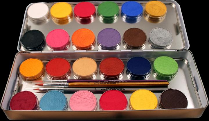 Actual product image Eulenspiegel 24 colors metal palette