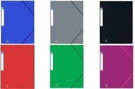 Actual product image Elba EUROFOLIO corner file, DIN A4, 0.7 mm, grey Thickness: 0.7 mm, with inscription label, made of (A4, 1 x)