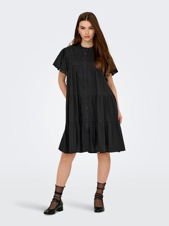 Produktbild JdY Locker geschnitten Hemdkragen Puffärmel Kurzes Kleid Kleid (S)