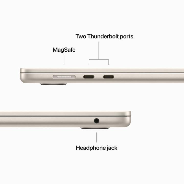 Actual product image Apple MacBook Air – 2023 (15", M2, 8 GB, 256 GB, CH)