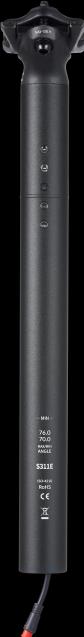 Produktbild Light Skin Dynamo LED Sattelst?tze, Schwarz (27,2mm) (27.20 mm)