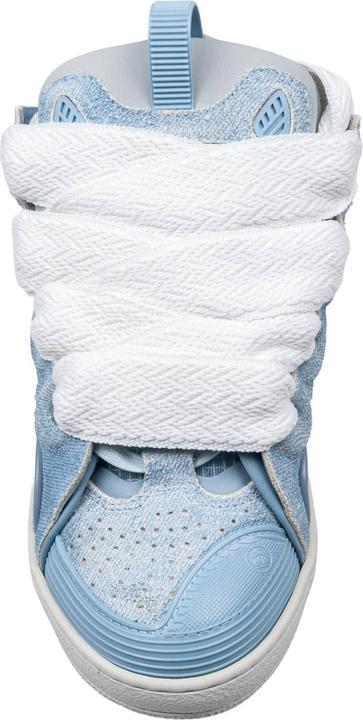 Immagine prodotto Lanvin curb sneakers in leather and mesh color denim blue (42)
