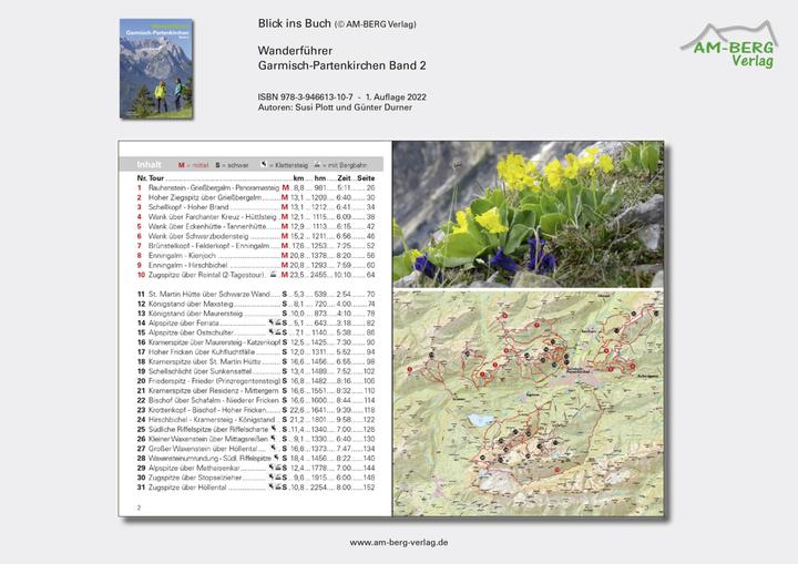 Actual product image Wanderführer Garmisch-Partenkirchen Band 2 (German, Lady Plott, Günter Durner, 2021)