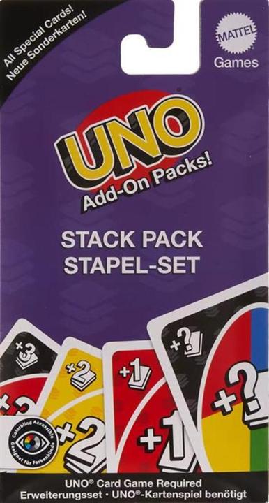 Actual product image Mattel UNO Erweiterungsset Stapel-Set (German)