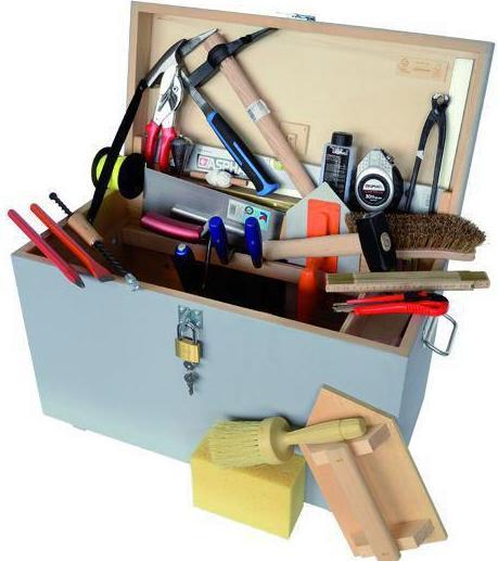 Image du produit BRW Caisse à outils pour maçons (35 pièces)