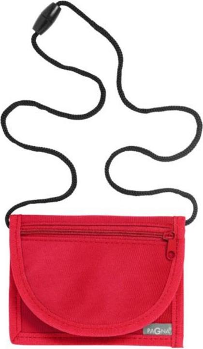 Pagna Pochette pour le cou Basic 13 x 10 cm Nylon, Rouge