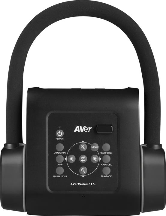 Actual product image AVerMedia F17+ Document Camera 13MP 4K 60FPS 23X zoom with VGA HDMI & USB flex arm (4K, A3)