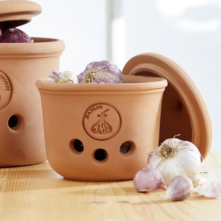 Actual product image Moha Garlic pot terracotta (0.90 l)