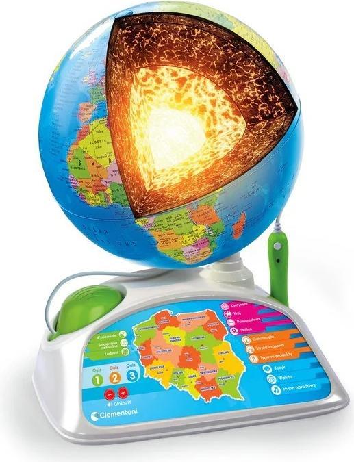 Produktbild Komelon Clementoni Interaktywny Eduglobus 50847