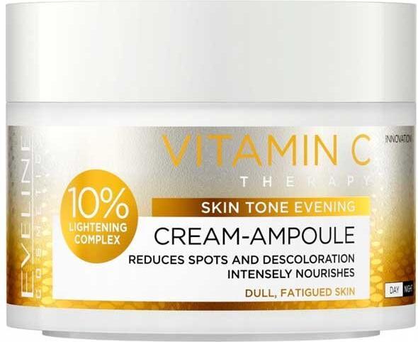 Actual product image Eveline Vitamin C Illuminating Cream Ampoule Lightening Complex Matte Skin 50ml (50 ml)