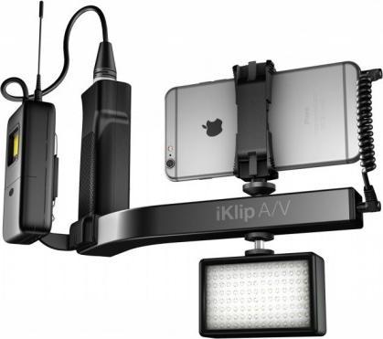 Image du produit IK Multimedia Support pour trépied de téléphone portable IP-IKLIP (Trépied Support de smartphone)