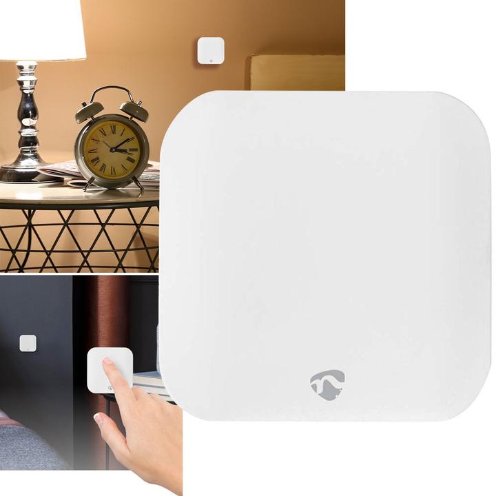 Produktbild Nedis SmartLife Wandschalter Zigbee 3.0 Wandhalterung Android/IOS Kunststoff Weiss