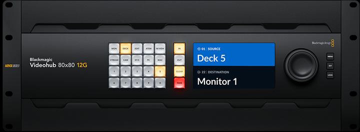 Produktbild Blackmagic Videohub 80x80 12G