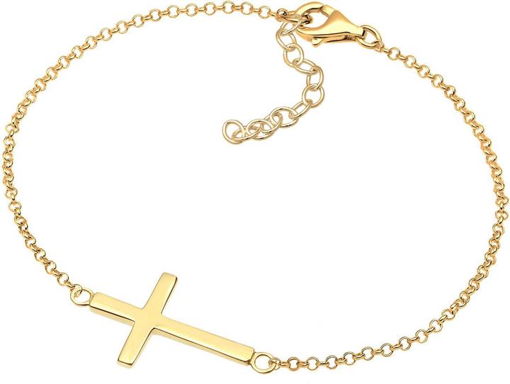 Elli mit Kreuz Symbol (18 cm, Sterling Silber)