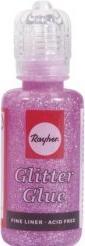 Rayher Glitter Glue Iridescent 20ml Bottle Pastel Pink