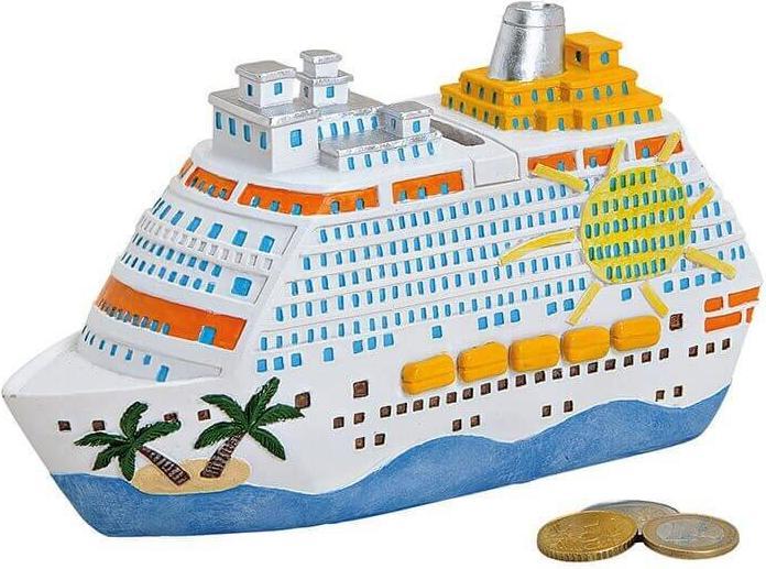 Produktbild G. Wurm Spardose Kreuzfahrtschiff 7 x 20 x 11 cm (20 x 7 x 11 cm)