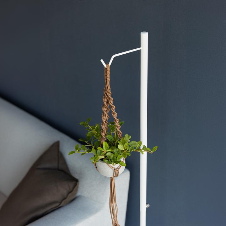 Actual product image Yamazaki TOWER height-adjustable lantern stand
