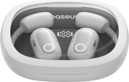 Produktbild Baseus Eli Fit Open- Ear Headset Drahtlose Konnektivität/Musik USB Typ-C Bluetooth Weiss (7.50 h, Kabellos)