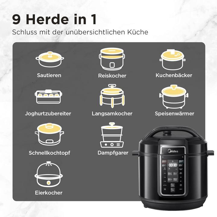 Produktbild Midea 9-in-1 Multikocher