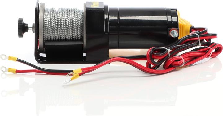 Produktbild XPOtool Elektrische Seilwinde 907kg Stahlseil 12,5m & Rollenfenster 907-1587kg