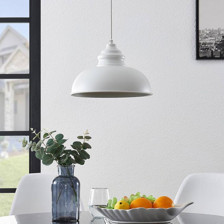 Produktbild Lindby Cliona Pendelleuchte Matt White (E27)
