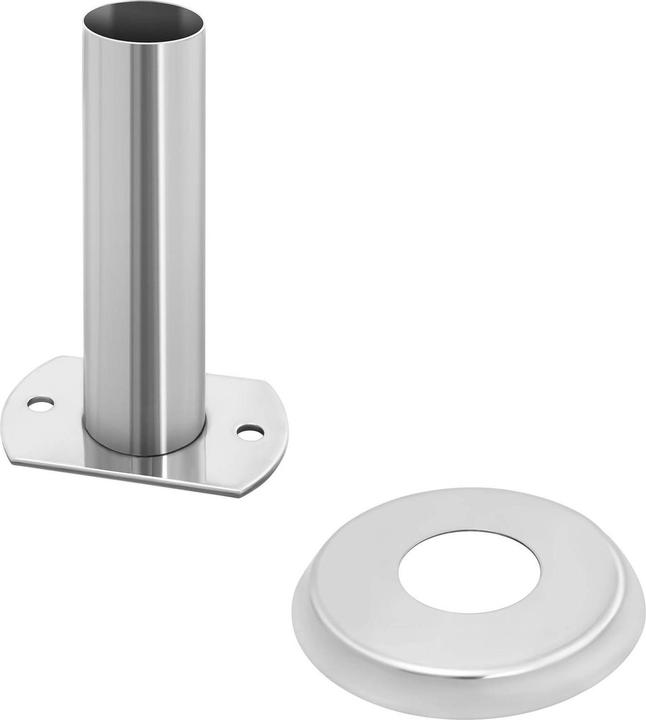 Actual product image Uniprodo Poolleiter Pool Leiter Schwimmbadleiter 4 Stufen Normaler Holmbogen Edelstahl