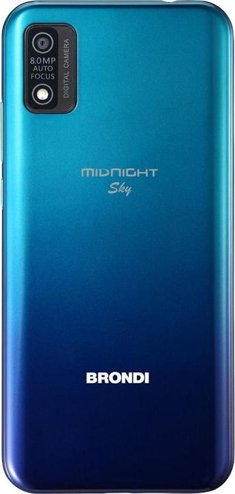 Actual product image Brondi Midnight Sky (16 GB, Midnight Sky, 6", Dual SIM, 8 Mpx, 4G)