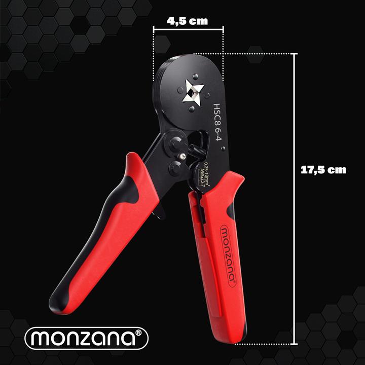 Produktbild Monzana Crimpzange + Aderendhülsen Set (55 mm)